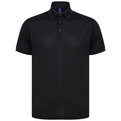 Men's recycled polyester polo shirt